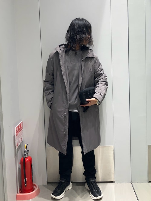 A|X アルマーニ エクスチェンジ】CL ライトパファー ロングコート