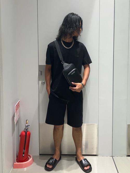 A|X アルマーニ エクスチェンジ】ICON スウェットハーフパンツ（その他