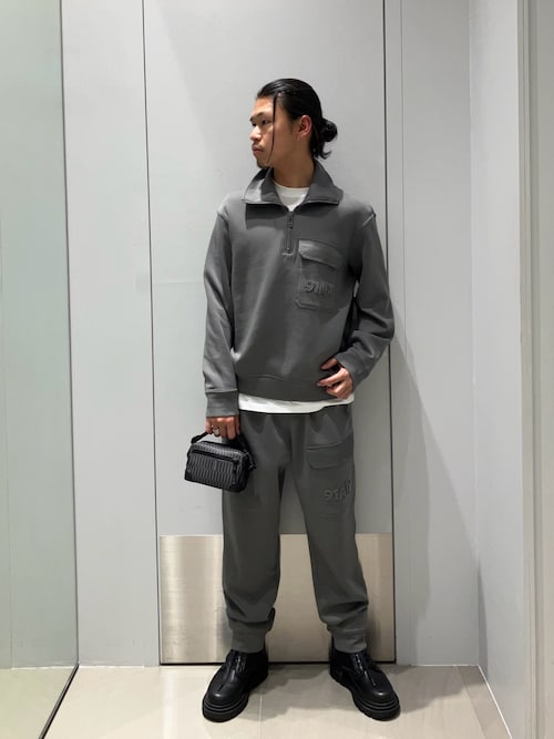 90s Armani Exchange ワイドカーゴパンツ ARMANI EXCHANGE スウェットパンツ ジャージ 「A|X アルマーニ