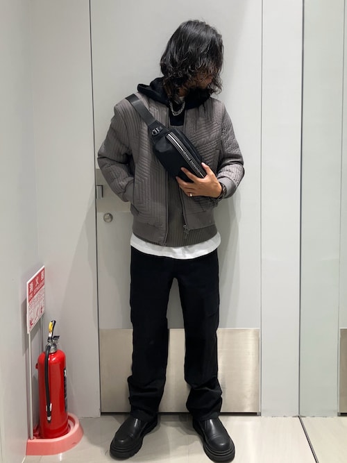 セール】【A|X アルマーニ エクスチェンジ】キルティング ボンバー