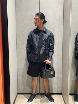 「アイテム（バングル/リストバンド、その他）」を使った、TAKUYAさん（メンズ・174cm）の春コーディネート