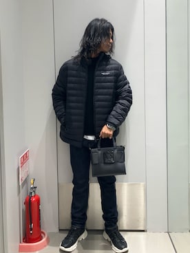 「アイテム（アナログ腕時計）」を使った、TAKUYAさん（メンズ・174cm）の秋コーディネート