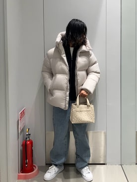 「ARMANI EXCHANGE（アルマーニエクスチェンジ）のアイテム」を使った、TAKUYAさん（メンズ・174cm）の冬コーディネート