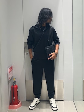 y様♡ARMANI EXCHANGE　上下コーデ　袖ロゴラインが激かわ♡　コーデ y様♡ARMANI EXCHANGE 上下コーデ 袖ロゴラインが激かわ