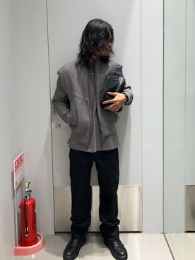 「アイテム（ブレスレット、その他）」を使った、TAKUYAさん（メンズ・174cm）の秋コーディネート