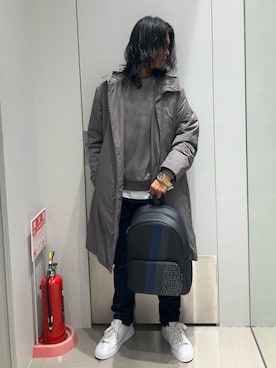 「アイテム（アナログ腕時計）」を使った、TAKUYAさん（メンズ・174cm）の秋コーディネート