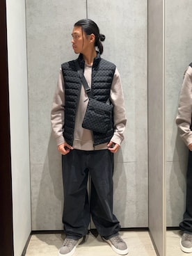 「armaniexchange」｜TAKUYAさん（メンズ・174cm）の秋コーディネート