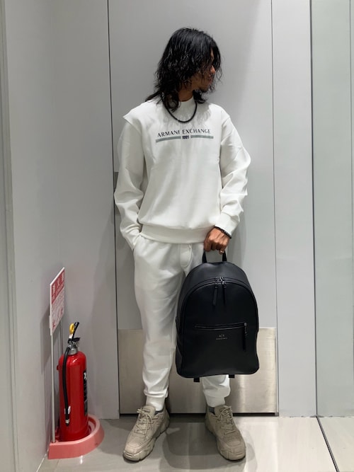A|X アルマーニ エクスチェンジ】A|Xロゴ バックパック（バック