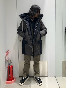 「アイテム（トレンチコート）」を使った、TAKUYAさん（メンズ・174cm）の秋コーディネート