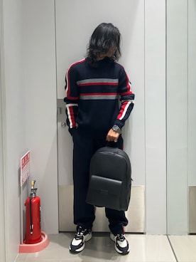 「アイテム（アナログ腕時計）」を使った、TAKUYAさん（メンズ・174cm）の秋コーディネート