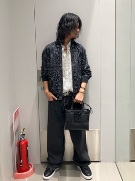 「アイテム（ブルゾン）」を使った、TAKUYAさん（メンズ・174cm）の夏コーディネート