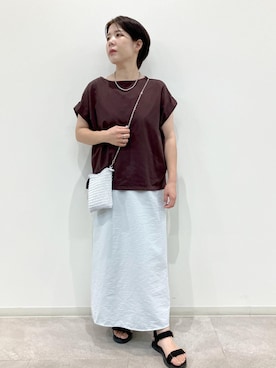 「アイテム（ワンピース）」を使った、ゆんさん（レディース・155cm・30代）の夏コーディネート