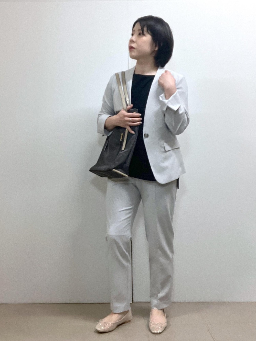 ゆんさんの「【新色追加】マルチファンクション二の腕すっきり見えカットトップス（ROPE' PICNIC）」を使ったコーディネートの1枚目の写真