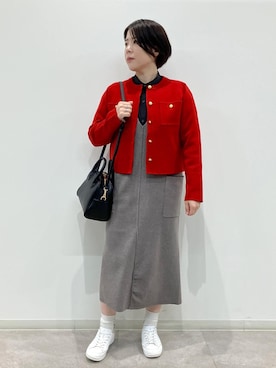 「アイテム（ワンピース/ドレス）」を使った、ゆんさん（レディース・155cm・30代）の秋コーディネート