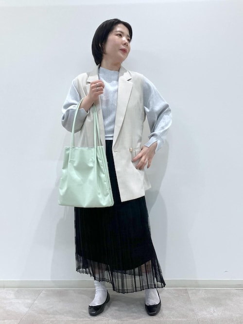 ROPE PICNIC 【抗菌防臭・接触冷感・UVカット】ジャケット 抗菌防臭・接触冷感・UVカット】カナパスリーブレスジャケット