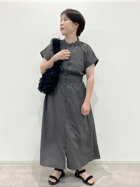 「アイテム（ワンピース）」を使った、ゆんさん（レディース・155cm・30代）の夏コーディネート