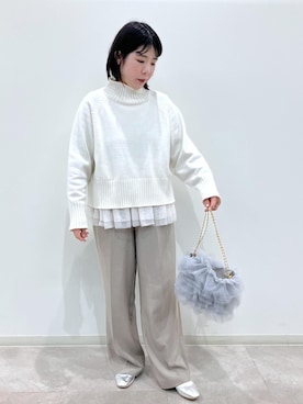 ゆんさん(レディース・155cm)の冬コーディネート