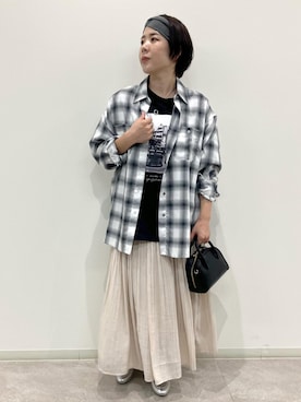 「ROPE' PICNIC（ロペピクニック）のアイテム」を使った、ゆんさん（レディース・155cm）の秋コーディネート