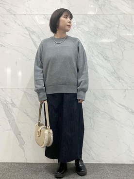 「アイテム（ワンピース/ドレス）」を使った、ゆんさん（レディース・155cm・30代）の秋コーディネート