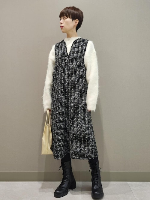 ROPE' PICNIC｜ツイードワンピース | Rakuten Fashion(楽天