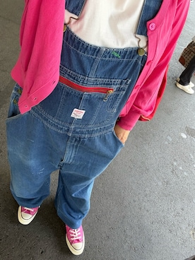 「Lee（リー）のアイテム」を使った、Sueさん（レディース・160cm）の夏コーディネート