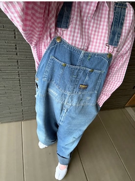 「OSHKOSH（オシュコシュ）のアイテム」を使った、Sueさん（レディース・160cm）の夏コーディネート
