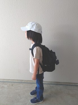 「Right-on（ライトオン）のアイテム（パンツ）」を使った、sachiさん（キッズ・110cm）の夏コーディネート