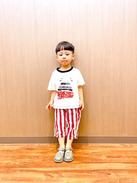 「やんちゃコーデ」｜peimiさん（キッズ・110cm）の夏コーディネート