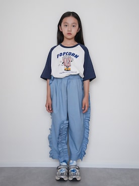 「ZARA KIDSのアイテム」を使った、sioさん（キッズ・128cm）の春コーディネート