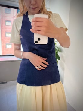「カーゴパンツコーデ」｜yukaさん（レディース・160cm）の夏コーディネート