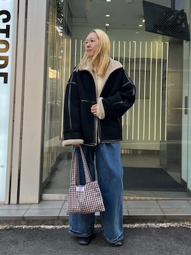 yukaさん（レディース・160cm）の冬コーディネート