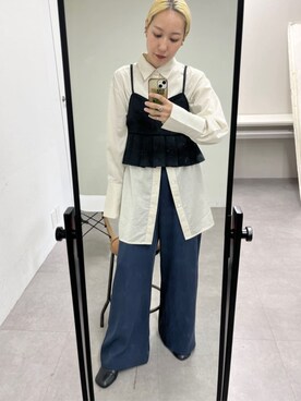 「ビスチェコーデ」｜yukaさん（レディース・160cm）の秋コーディネート