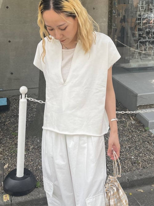 新品未使用 Omekashi オメカシ ハーフジップスウェット Omekashi パーカー ハーフジップスウェット レディース