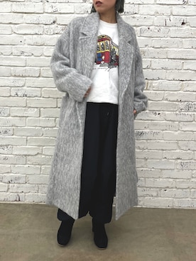 「160cm」｜「アイテム（その他アウター）」を使った、yukaさん（レディース・160cm）の秋コーディネート