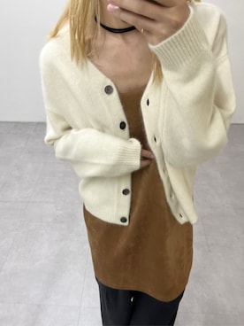 「アイテム（チュニック）」を使った、yukaさん（レディース・160cm）の秋コーディネート