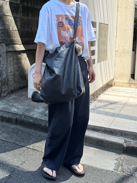 「アイテム（チャーム）」を使った、akaneさん（レディース・164cm）の夏コーディネート