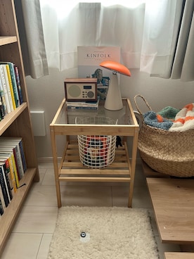 「SAHIR（サヒール）の【SAHIR サヒール】Separate desk light　デスクライト（照明、オレンジ系）」を使った、akaneさん（レディース・164cm）の春コーディネート