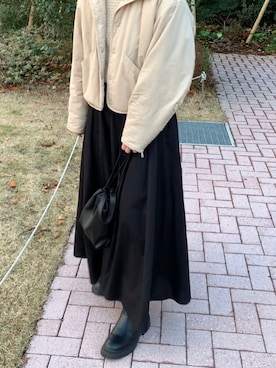 「UNIQLO（ユニクロ）のアイテム（ジャケット/アウター）」を使った、akaneさん（レディース・164cm）の冬コーディネート