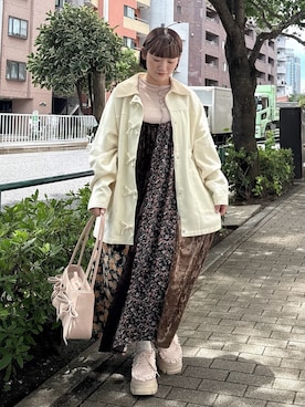 「merry jenny（メリージェニー）のアイテム（ジャケット/アウター）」を使った、seinaさん（レディース・153cm）の夏コーディネート