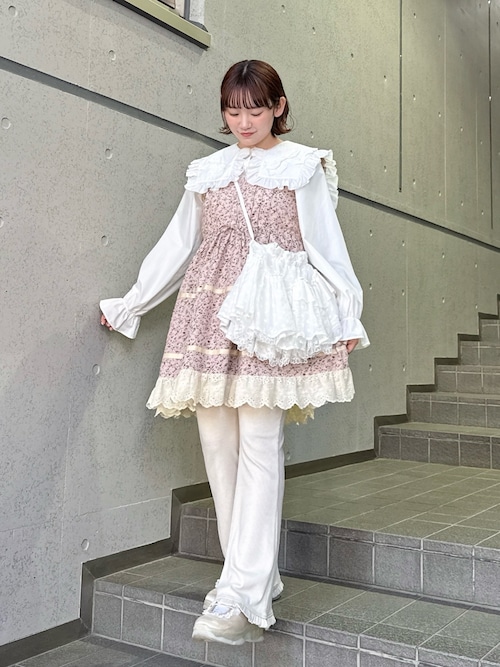 ribbonフリルカラーブラウス（シャツ/ブラウス）｜merry jenny（メリー