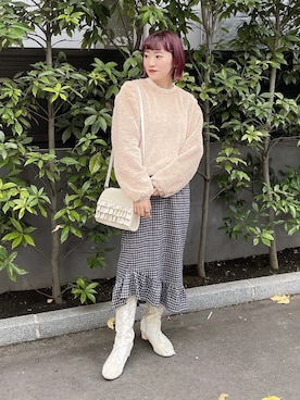 seinaさん（レディース・153cm）の冬コーディネート