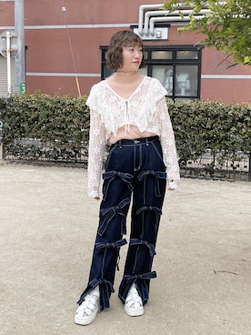 「ベルクロ」｜seinaさん（レディース・153cm）の春コーディネート