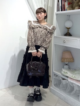 「merry jenny（メリージェニー）のアイテム（スカート）」を使った、seinaさん（レディース・153cm）の夏コーディネート
