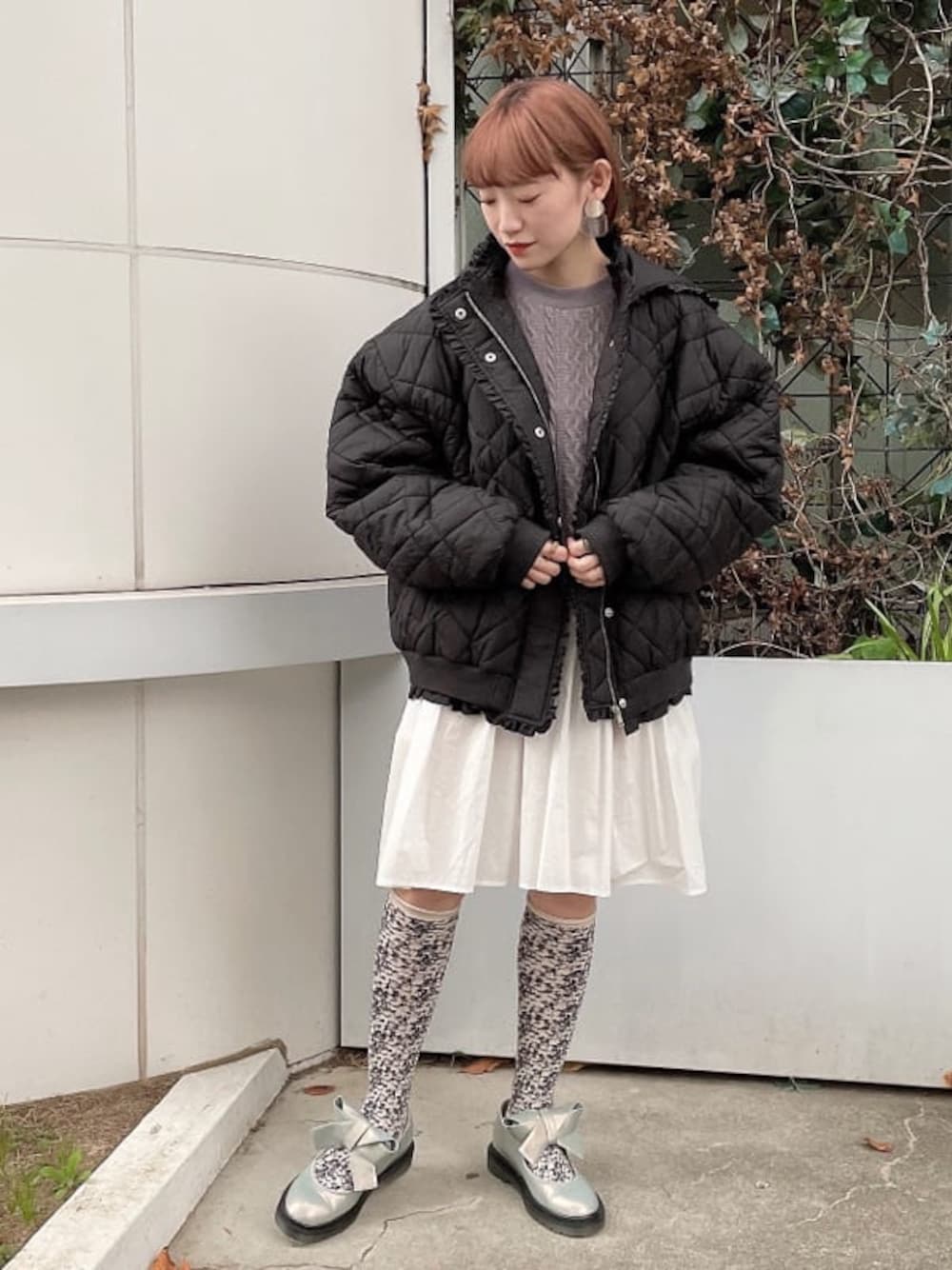 MerryJenny ルーズでメンズライクなレザージャケット MerryJenny