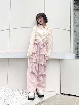 「アイテム（パンプス）」を使った、seinaさん（レディース・153cm）の秋コーディネート