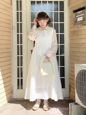 merry jenny（メリージェニー）の「backリボンワンピース（ワンピース 