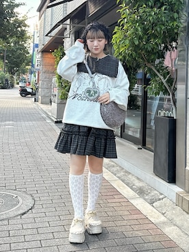「アイテム（ワンピース）」を使った、seinaさん（レディース・153cm）の秋コーディネート