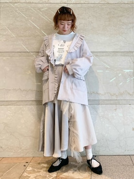 「アイテム（その他シューズ）」を使った、seinaさん（レディース・153cm）の春コーディネート