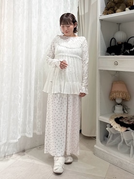 「アイテム（チュニック）」を使った、seinaさん（レディース・153cm）の秋コーディネート