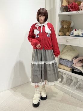 「ブラウスコーデ」｜「アイテム（ローファー）」を使った、seinaさん（レディース・153cm）の秋コーディネート